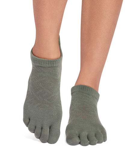 [ToeSox] Low Rise (Full-Toe) Grip Socks / Yoga Pilates Anti-Slip Socks 24FW_D3