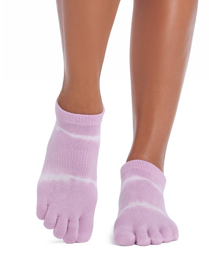 [ToeSox] Low Rise ローライズ（Full-Toe／つま先あり） グリップ ソックス ／ ヨガ ピラティス 滑り止め付 靴下 26FW_D1