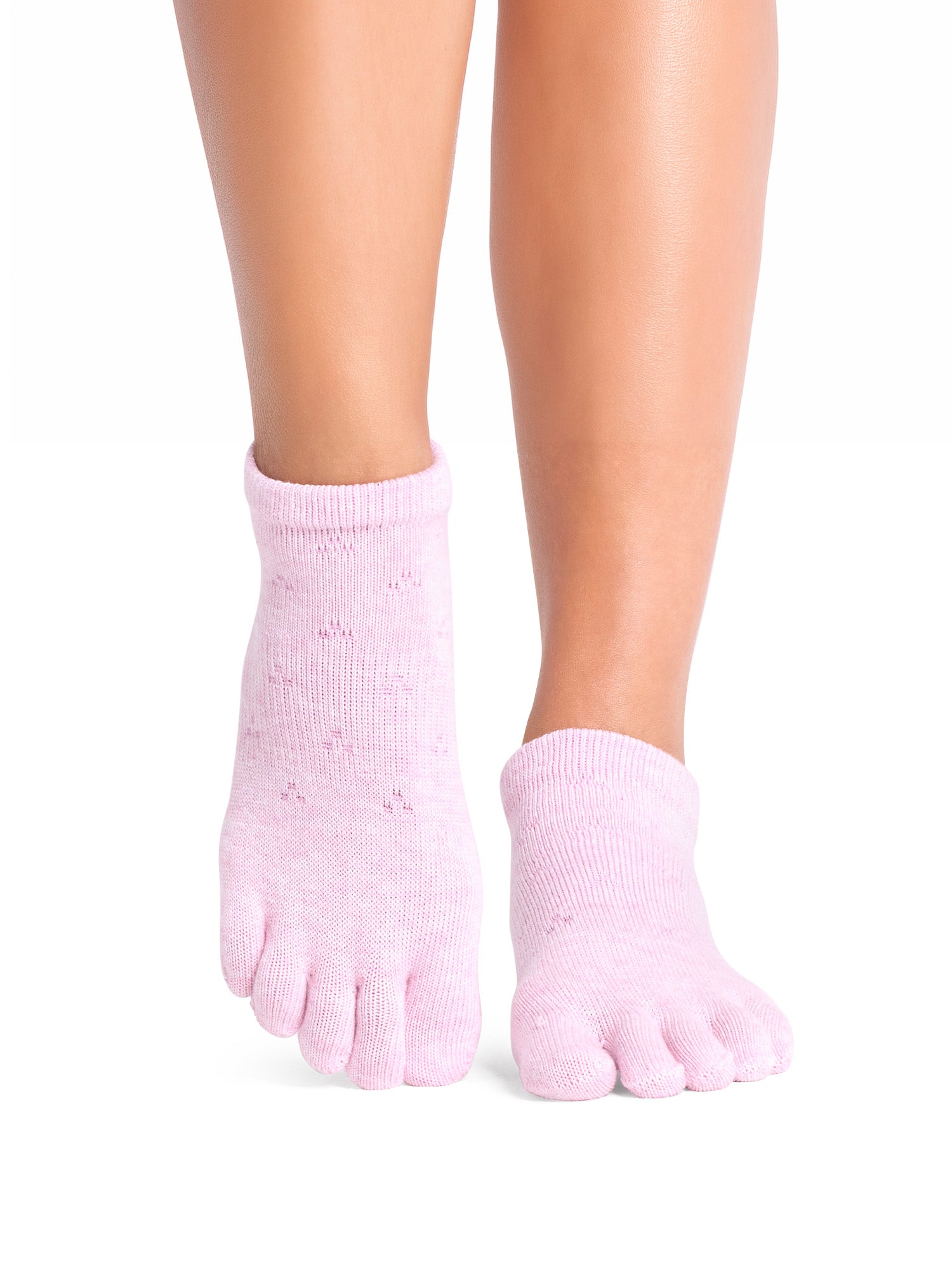 [ToeSox] Low Rise ローライズ（Full-Toe／つま先あり） グリップ ソックス ／ ヨガ ピラティス 滑り止め付 靴下 26FW_D1