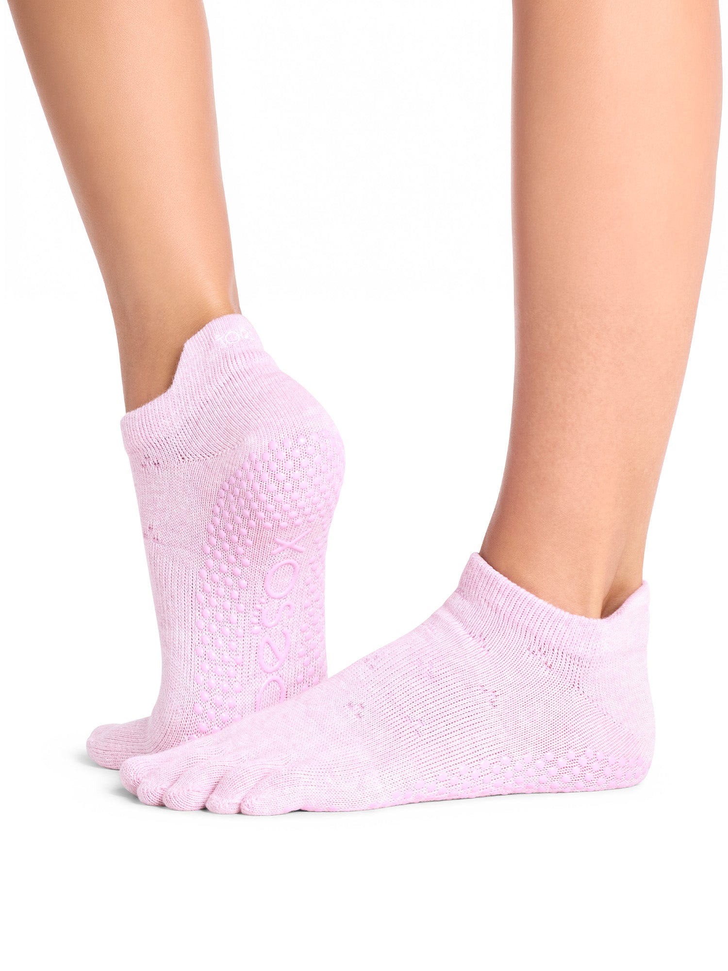 [ToeSox] Low Rise ローライズ（Full-Toe／つま先あり） グリップ ソックス ／ ヨガ ピラティス 滑り止め付 靴下 26FW_D1