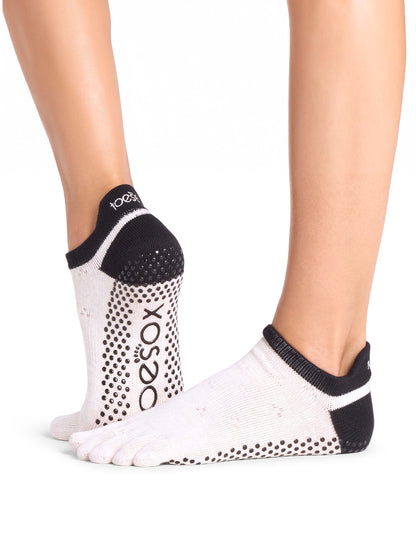 [ToeSox] Low Rise ローライズ（Full-Toe／つま先あり） グリップ ソックス ／ ヨガ ピラティス 滑り止め付 靴下 26FW_D1