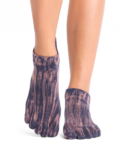 [ToeSox] Low Rise ローライズ（Full-Toe／つま先あり） グリップ ソックス ／ ヨガ ピラティス 滑り止め付 靴下 26FW_D2