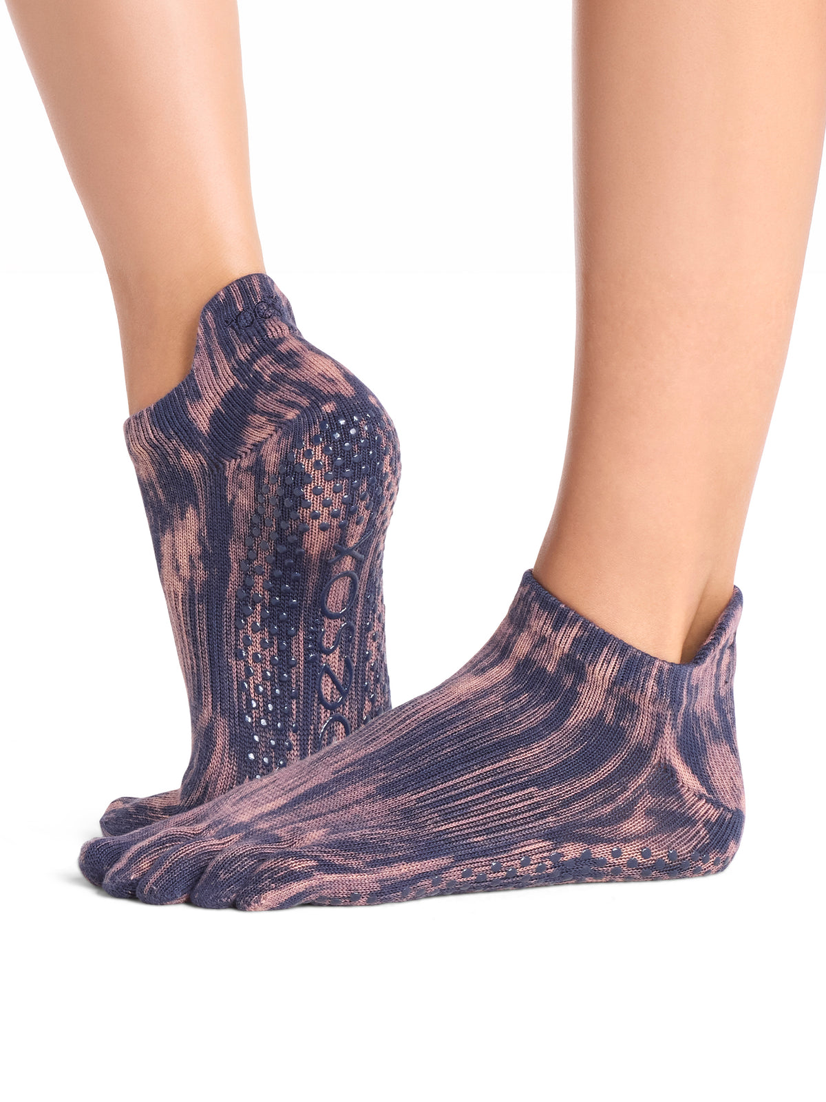 [ToeSox] Low Rise ローライズ（Full-Toe／つま先あり） グリップ ソックス ／ ヨガ ピラティス 滑り止め付 靴下 26FW_D2