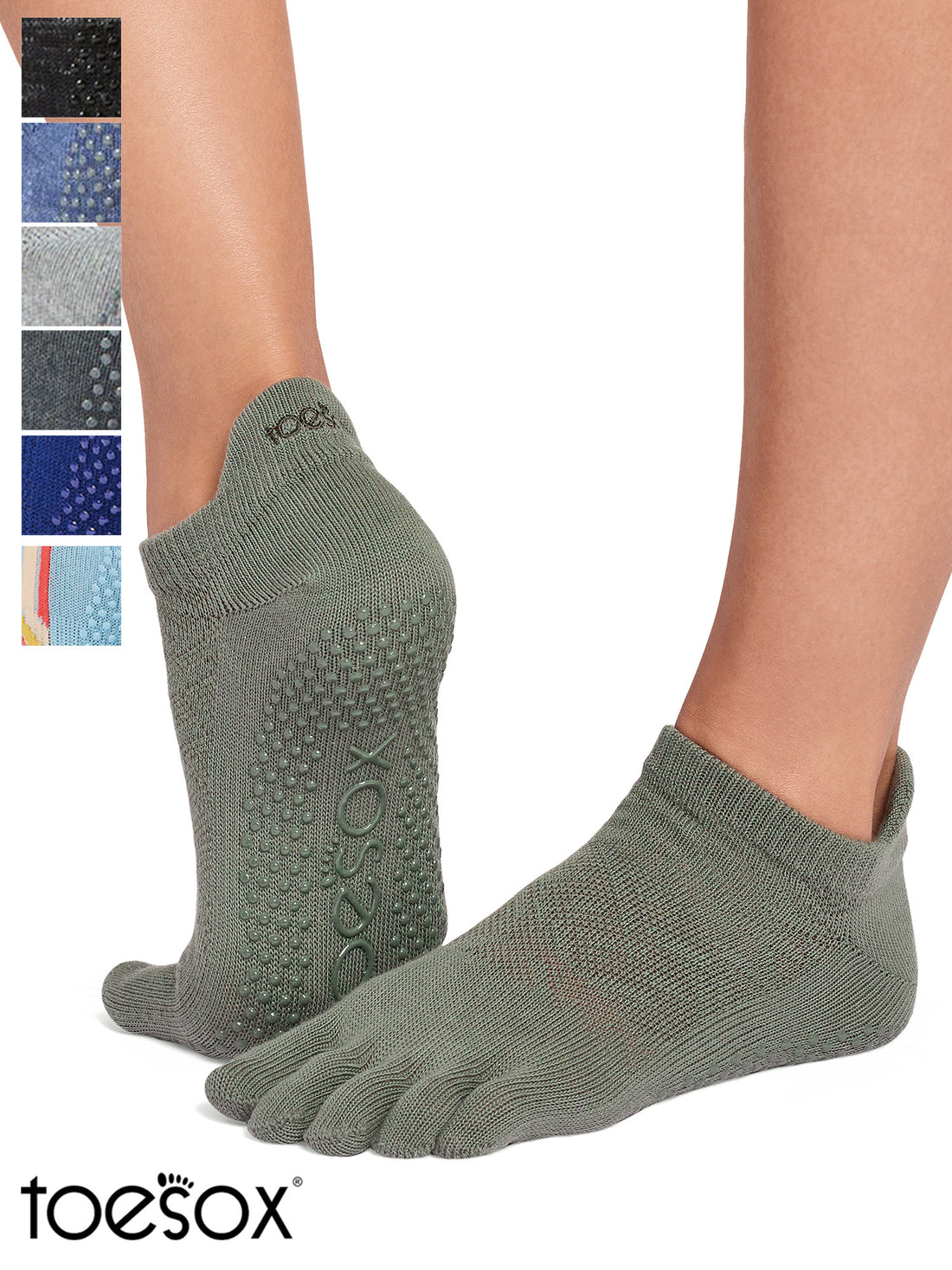 [ToeSox] 低腰（全趾）防滑襪/瑜珈普拉提防滑襪 24FW
