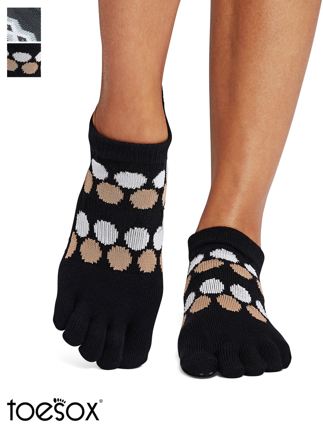 [ToeSox] Low Rise (Full-Toe) Grip Socks / Yoga Pilates Anti-Slip Socks 24FW_D3