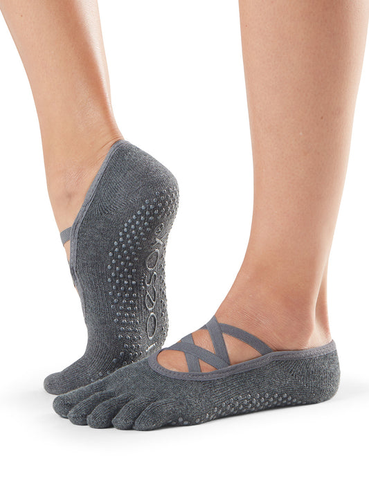 [ToeSox] Elle (全趾/有腳尖) 握力襪/瑜珈普拉提防滑襪 24FW