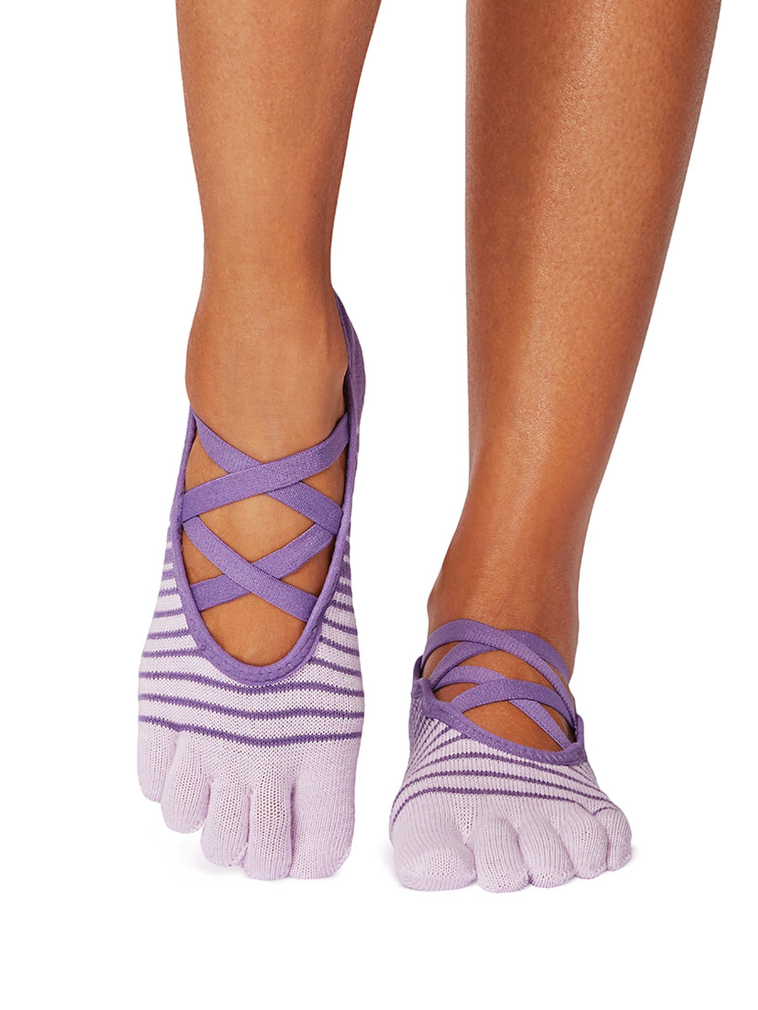 ToeSox] グリップ ソックス 5本指 エル（Full-Toe／つま先あり