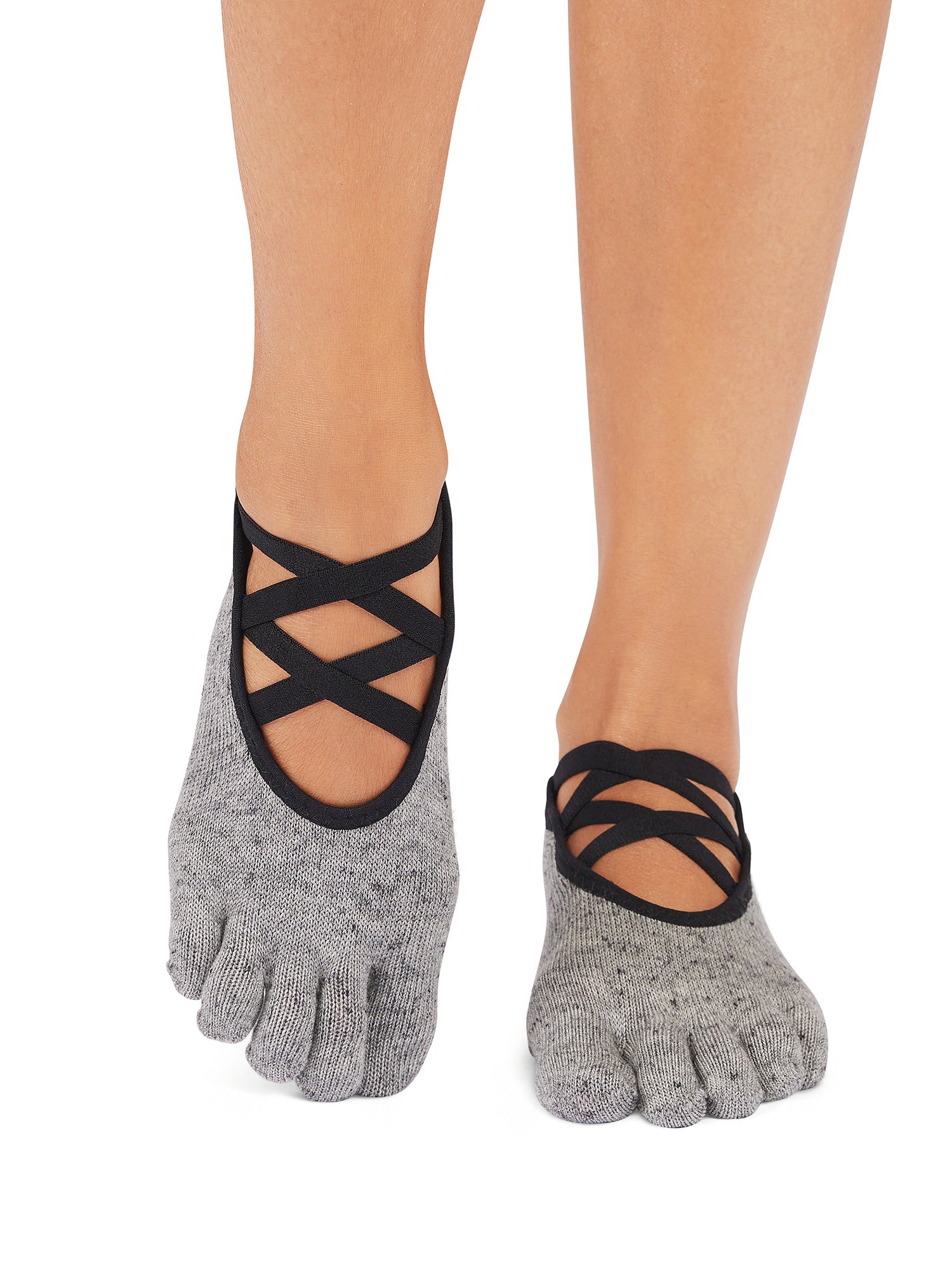 [ToeSox] Elle エル（Full-Toe／つま先あり） グリップ ソックス ／ ヨガ ピラティス 滑り止め付 靴下 25FW_D1