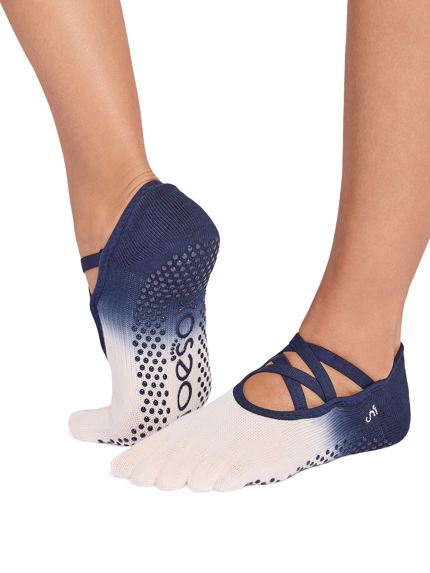 [ToeSox] Elle (Full-Toe) Grip Socks / Yoga Pilates Anti-Slip Socks 24FW_D3