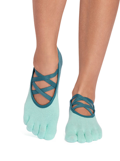 [限定SALE][ToeSox] Elle エル（Full-Toe／つま先あり） グリップ ソックス ／ ヨガ ピラティス 滑り止め付 靴下 26SS_D3 [GWS]
