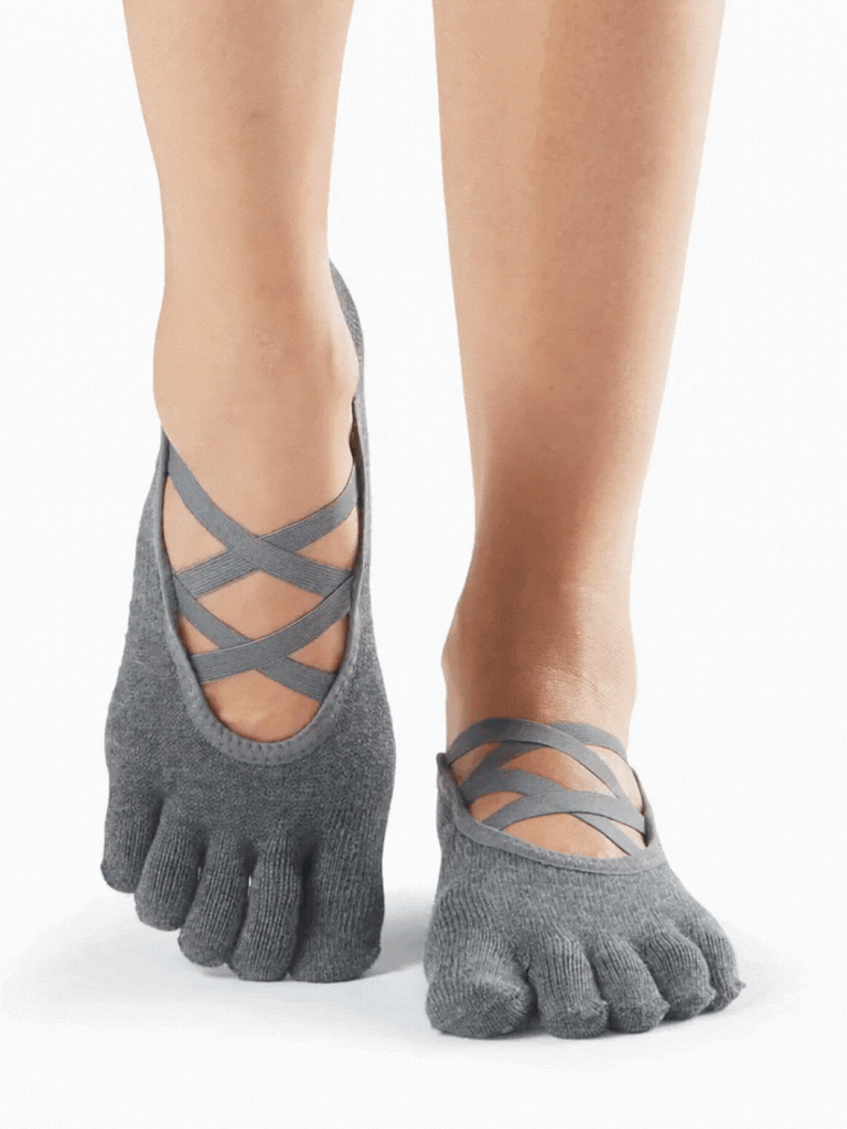 [ToeSox] Elle (全趾/有腳尖) 握力襪/瑜珈普拉提防滑襪 24FW
