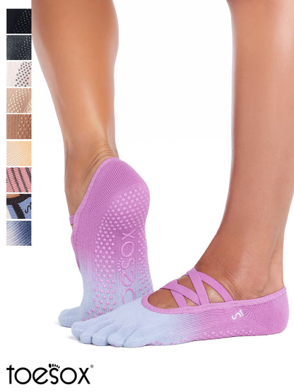 [ToeSox] Elle (全趾/有腳尖) 握力襪/瑜珈普拉提防滑襪 24FW