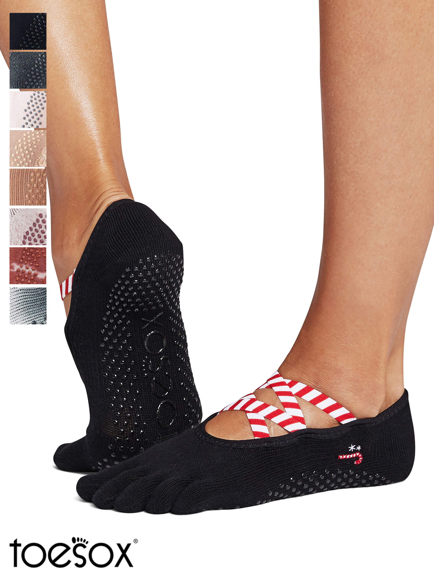 [ToeSox] Elle (Full-Toe) Grip Socks / Yoga Pilates Anti-Slip Socks 24FW