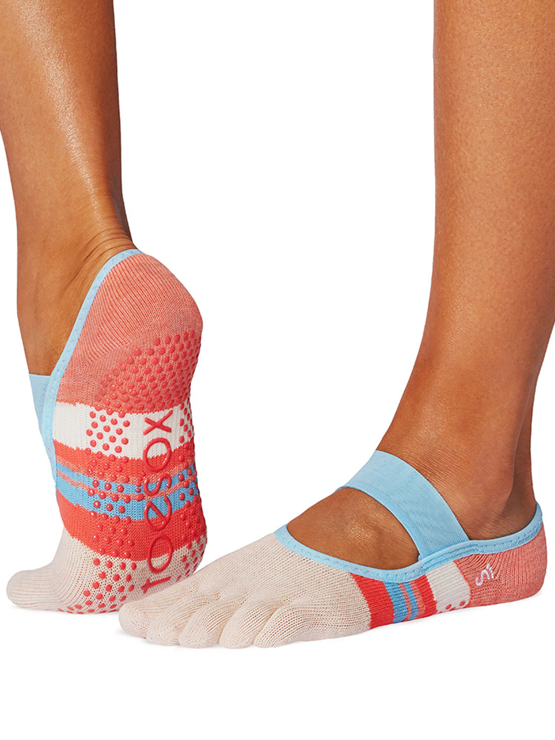 [ToeSox] Mia (Full-Toe) Grip Socks / Yoga Pilates Anti-Slip Socks 24FW