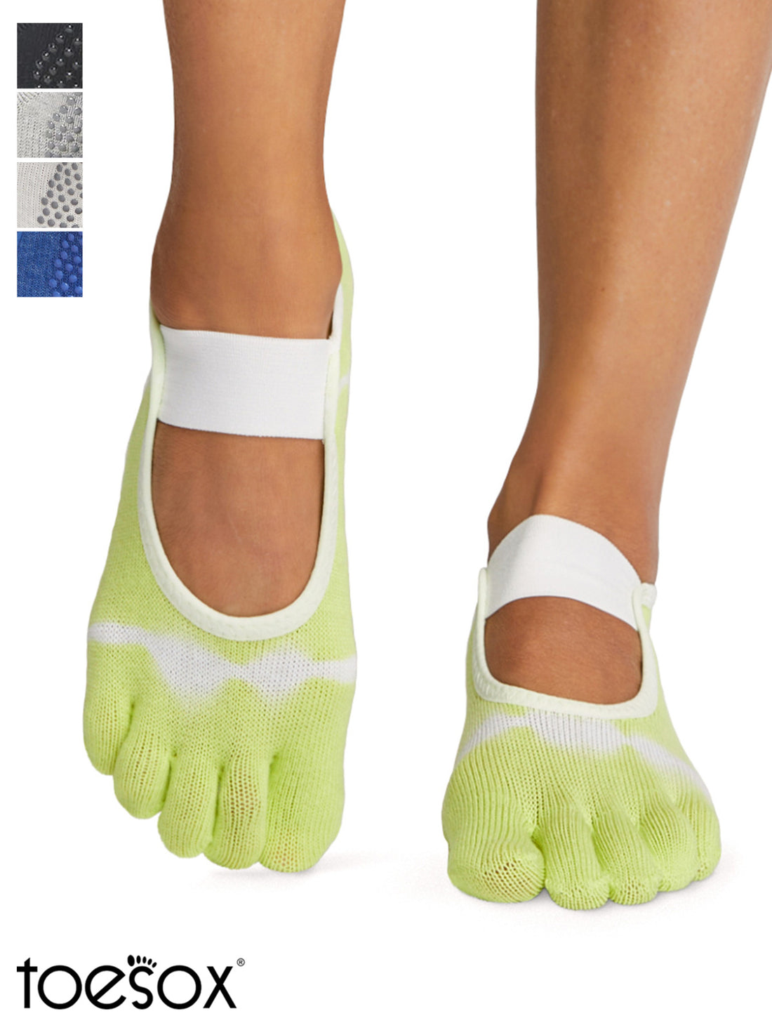 [ToeSox] Mia (Full-Toe) Grip Socks / Yoga Pilates Anti-Slip Socks