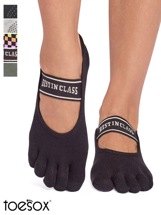 [限定SALE][ToeSox] Mia ミア（Full-Toe／つま先あり）グリップ ソックス ／ ヨガ ピラティス 滑り止め付 靴下 26SS_D1 [GWS]
