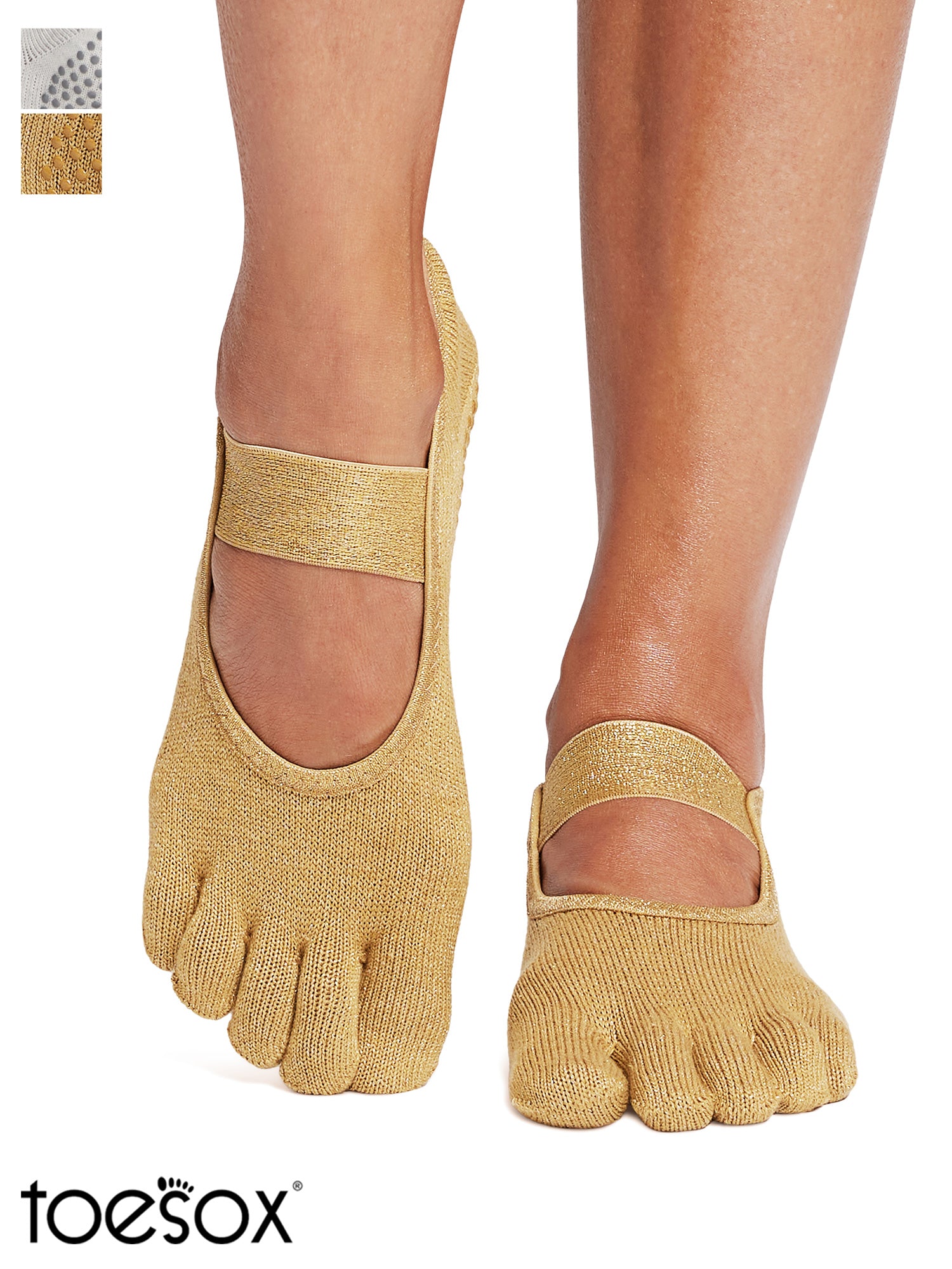 [ToeSox] Mia (Full-Toe) Grip Socks / Yoga Pilates Anti-Slip Socks 24FW