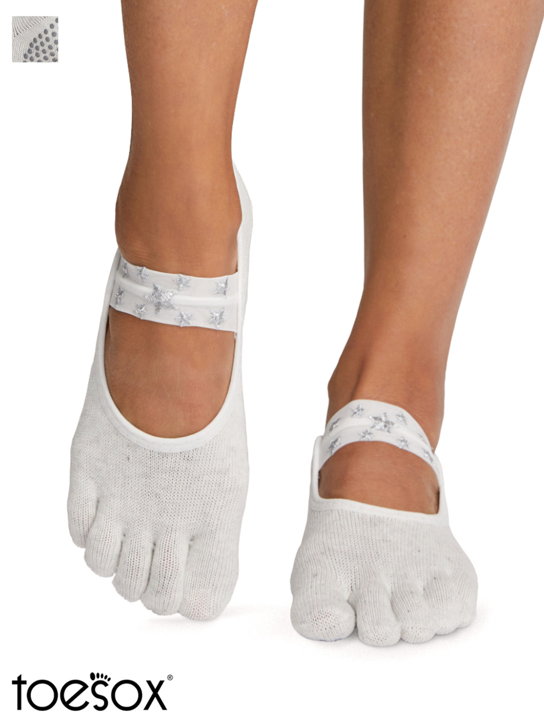 [限定SALE][ToeSox] Mia ミア（Full-Toe／つま先あり）グリップ ソックス ／ ヨガ ピラティス 滑り止め付 靴下 CORE