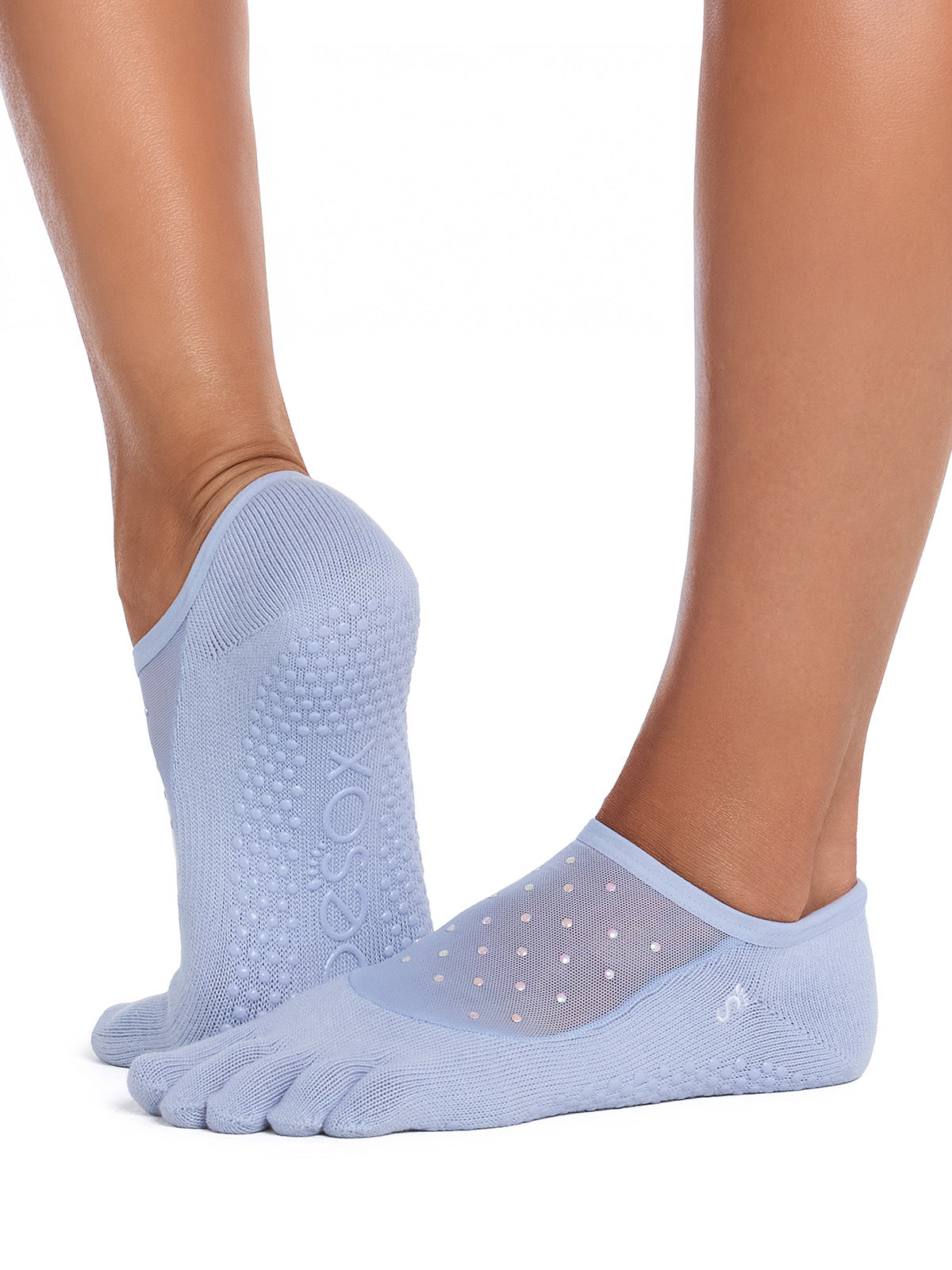 [ToeSox] Luna ルナ（Full-Toe／つま先あり） グリップ ソックス ／ ヨガ ピラティス 滑り止め付 靴下 26FW_D1