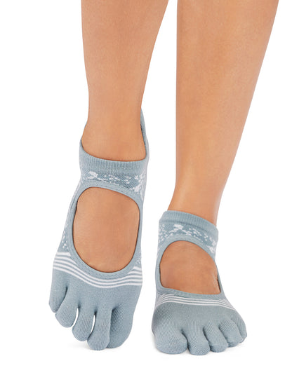 [SALE][ToeSox] Bellarina Tec ベラリナ テック（Full-Toe／つま先あり） グリップ ソックス ／ ヨガ ピラティス 滑り止め付 靴下 [GWS]