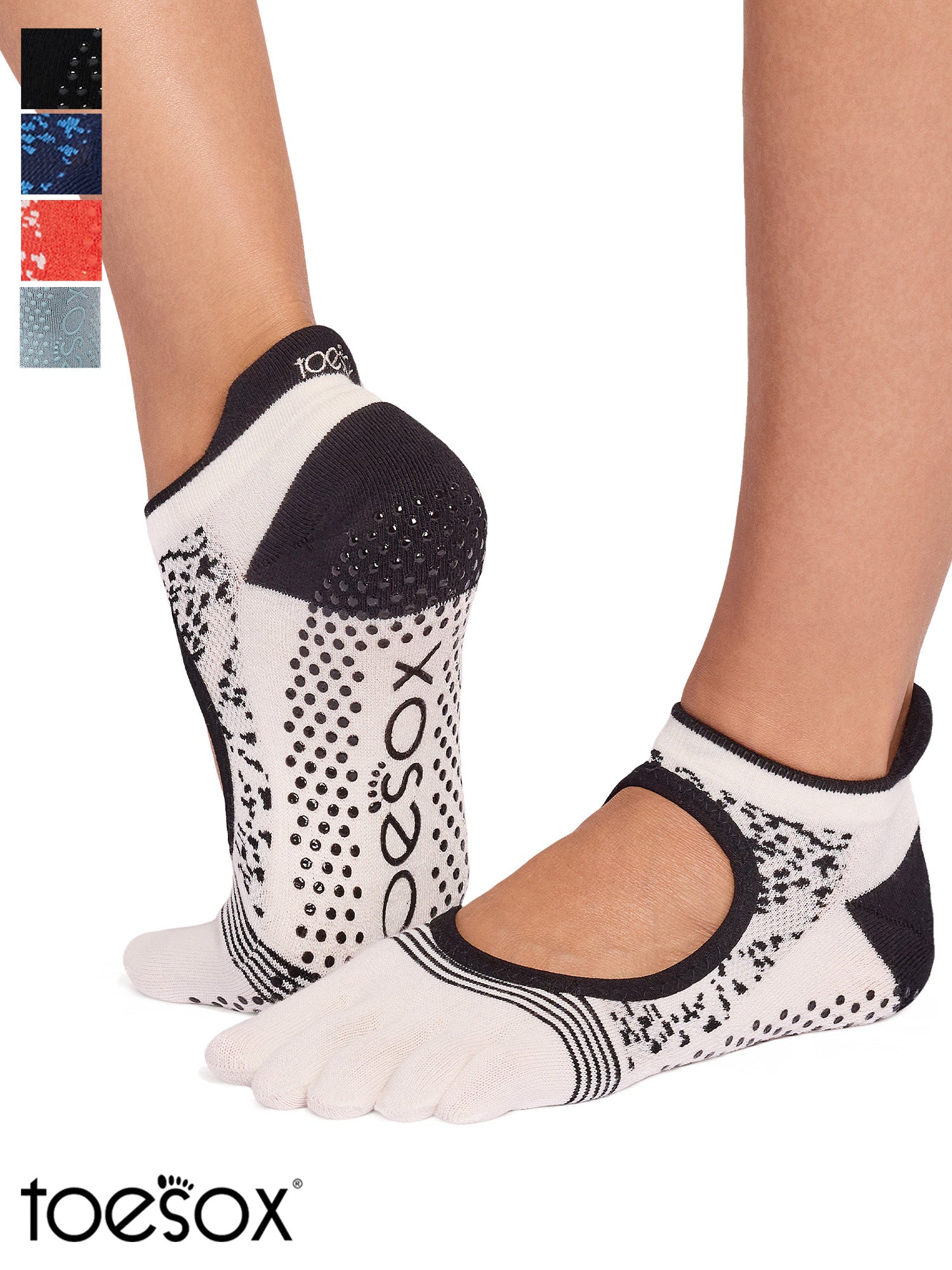 [ToeSox] Bellarina Tec Bellarina Tech (Full-Toe) Grip Socks / Yoga Pilates Anti-Slip Socks 24FW