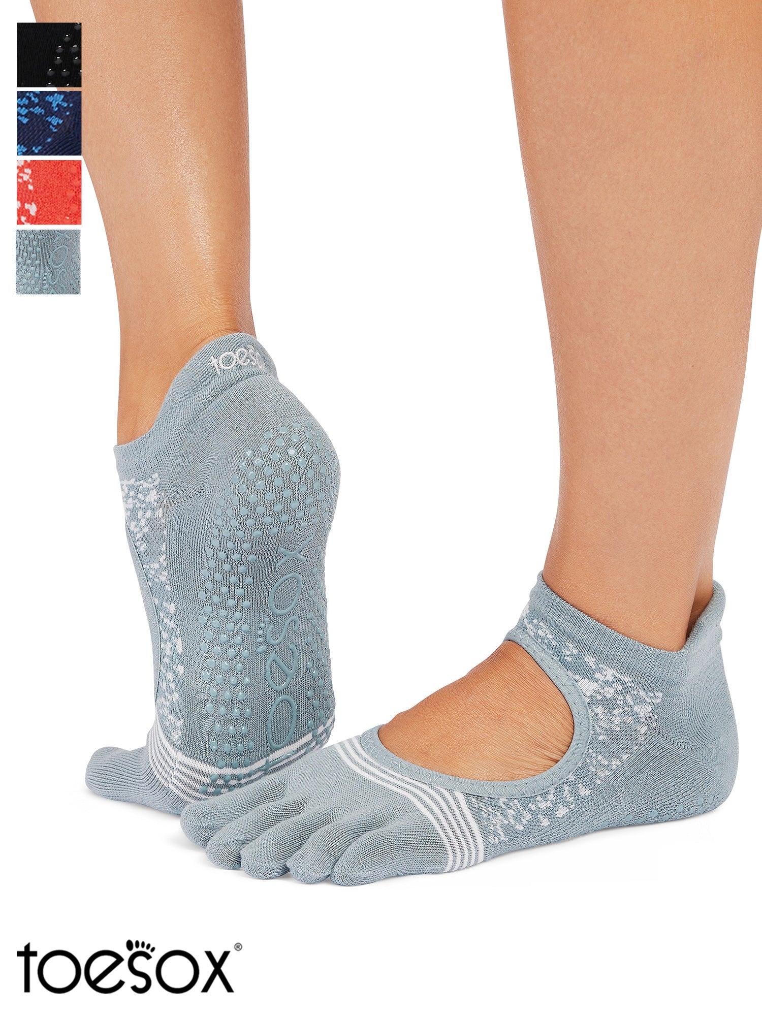 [ToeSox] Bellarina Tec Bellarina Tech (Full-Toe) Grip Socks / Yoga Pilates Anti-Slip Socks 24FW