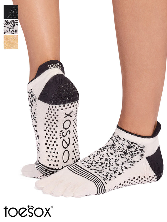 [ToeSox] Low Rise Tec (Full-Toe) Grip Socks / Yoga Pilates Non-Slip Socks 26SS_D1