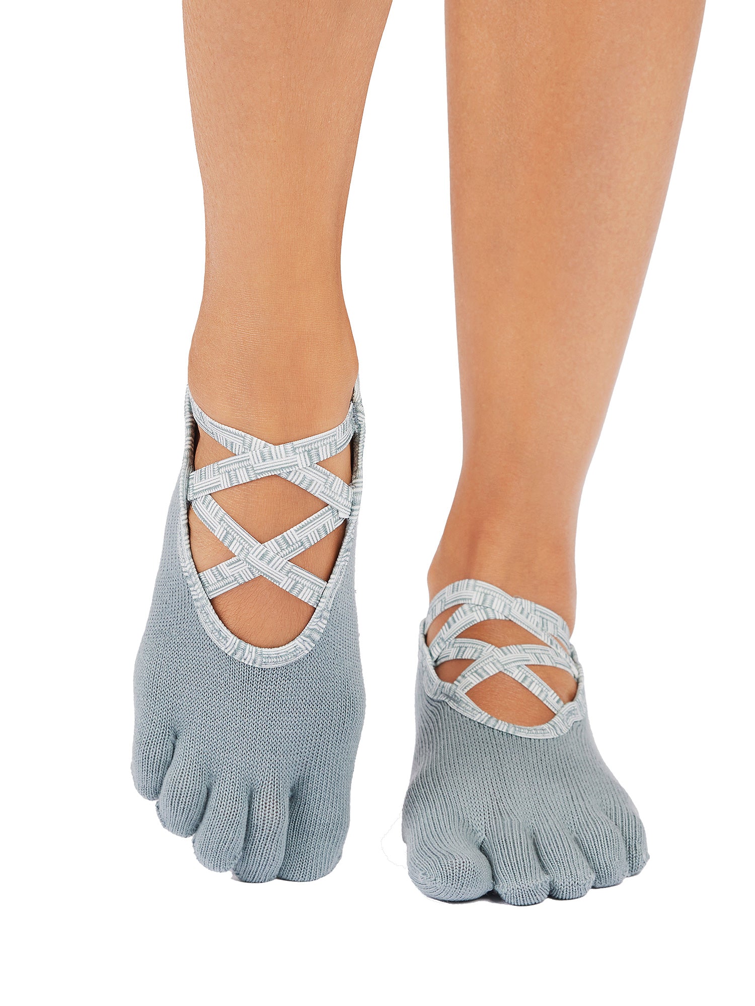 [ToeSox] Elle Tec Full-Toe Tech Grip Socks / Yoga Pilates Anti-Slip Socks 24FW
