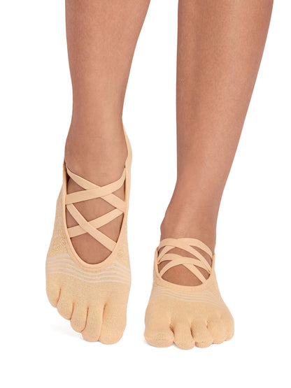 [ToeSox] Elle Tec Full-Toe Tech Grip Socks / Yoga Pilates Anti-Slip Socks 24FW