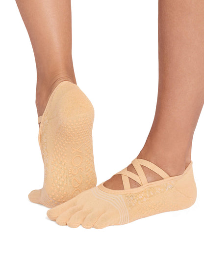 [ToeSox] Elle Tec Full-Toe Tech Grip Socks / Yoga Pilates Anti-Slip Socks 24FW