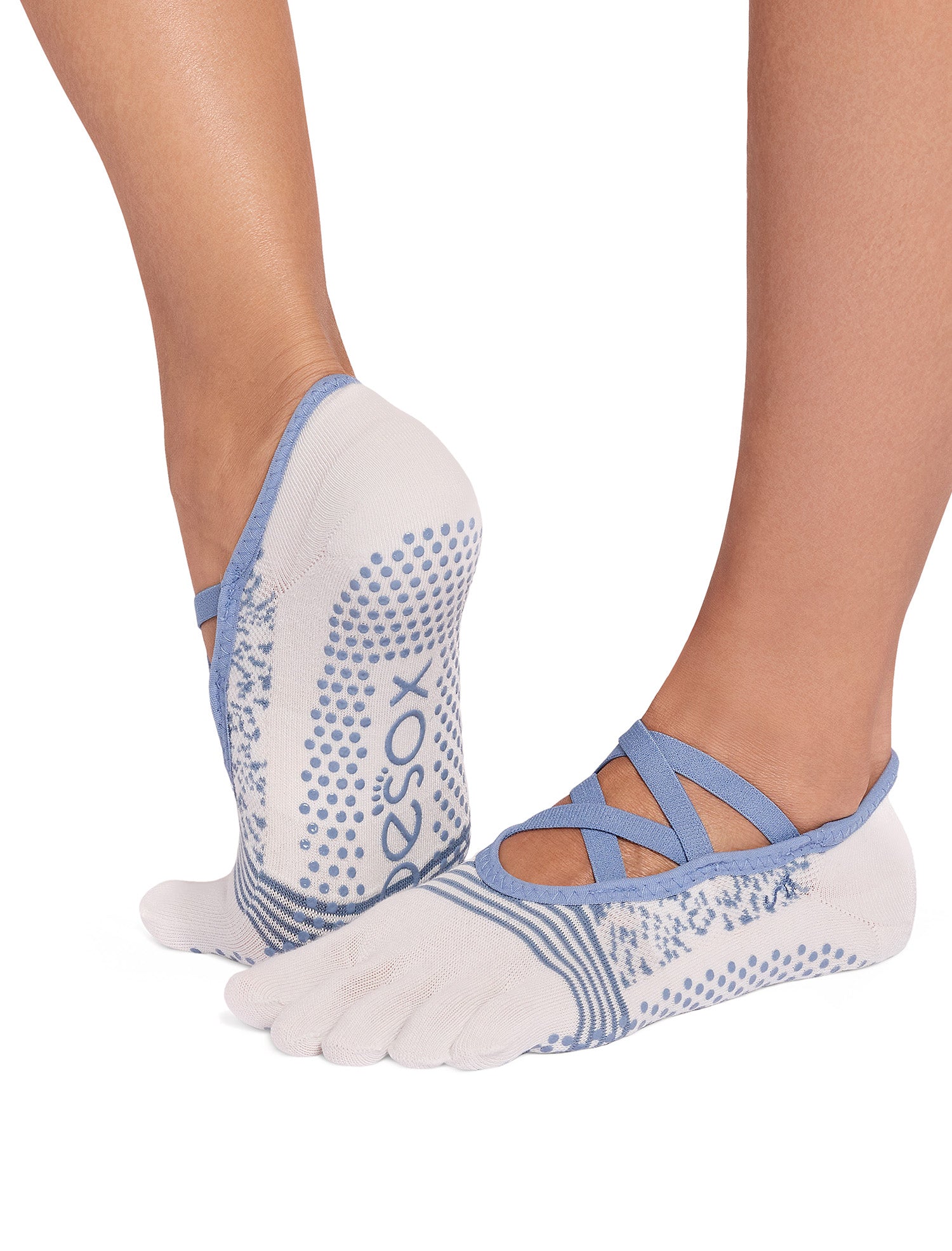 [ToeSox] Elle Tec エル テック（Full-Toe／つま先あり） テック グリップ ソックス／ ヨガ ピラティス 滑り止め付 靴下 26SS_D1 CORE