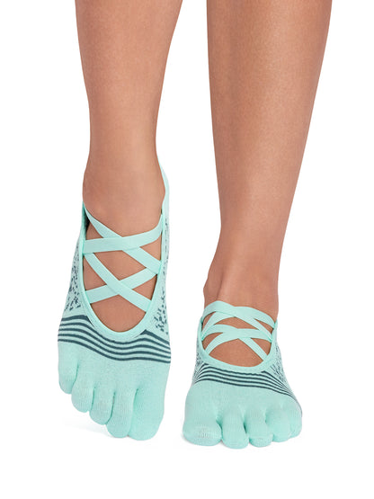 [ToeSox] Elle Tec (Full-Toe) Tech Grip Socks / Yoga Pilates Non-Slip Socks 26SS_D1 CORE