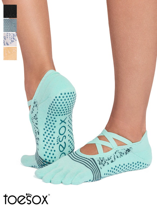 [限定SALE][ToeSox] Elle Tec エル テック（Full-Toe／つま先あり） テック グリップ ソックス／ ヨガ ピラティス 滑り止め付 靴下 26SS_D3 CORE [GWS]