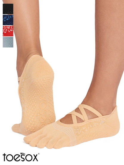 [ToeSox] Elle Tec Full-Toe Tech Grip Socks / Yoga Pilates Anti-Slip Socks 24FW