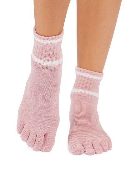[ToeSox] Melody (Full-Toe) Grip Socks / Yoga Pilates Non-slip Socks Crew Length 24FW_D3
