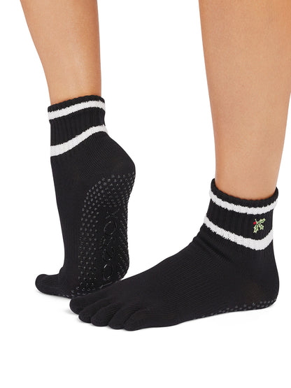 [ToeSox] Melody（全趾/帶趾）握力襪/瑜珈普拉提防滑襪圓領 24FW