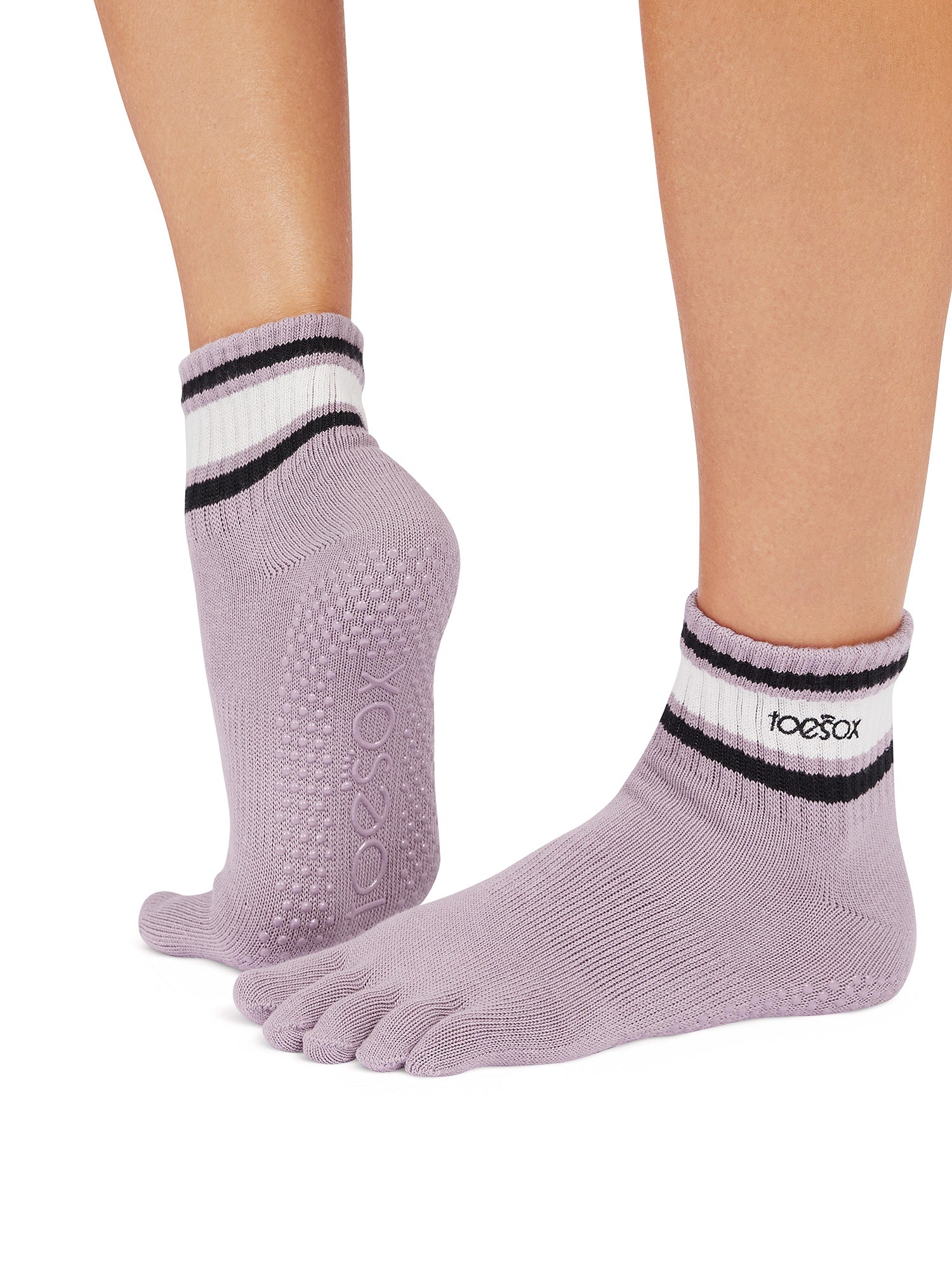 ToeSox] グリップ ソックス 5本指 メロディー（Full-Toe／つま先あり