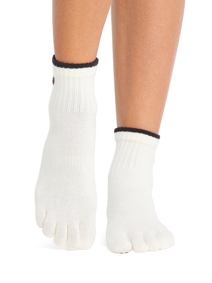 [ToeSox] Melody (Full-Toe) Grip Socks / Yoga Pilates Non-slip Socks Crew Length 24FW_D3