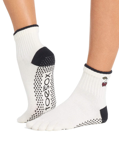 [ToeSox] Melody (Full-Toe) Grip Socks / Yoga Pilates Non-slip Socks Crew Length 24FW_D3