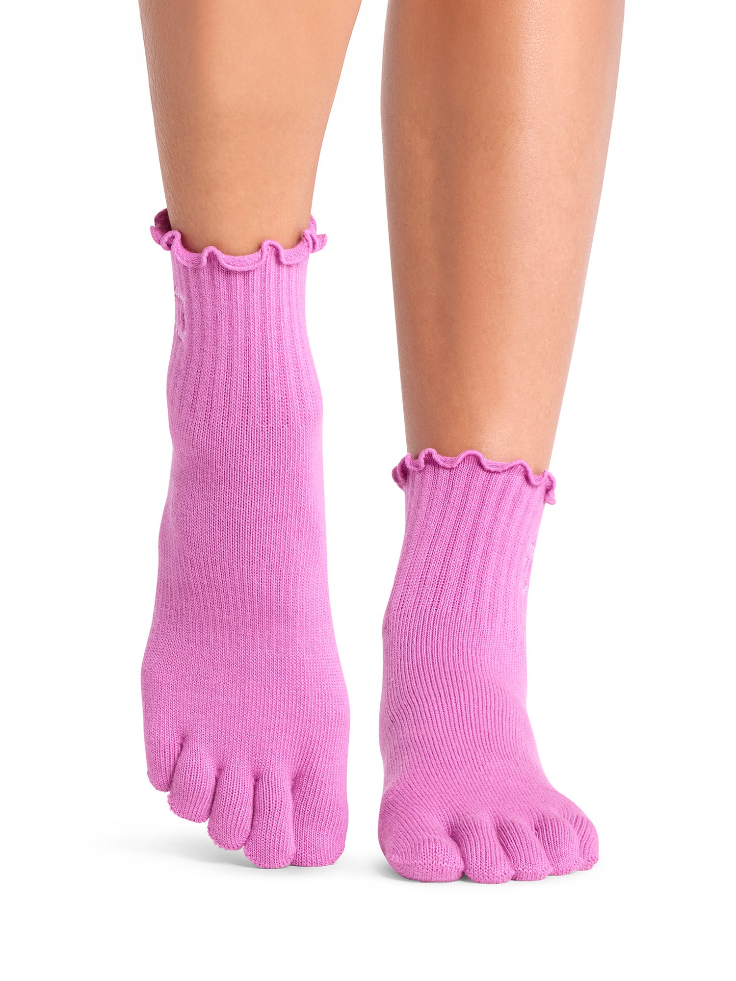 [ToeSox] Melody（全趾/帶趾）握力襪/瑜珈普拉提防滑襪圓領 24FW