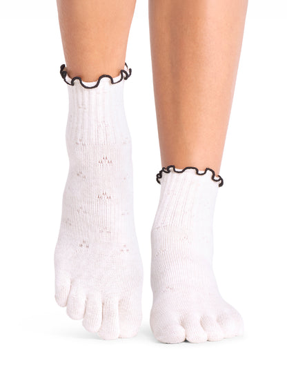 [ToeSox] Melody（全趾/帶趾）握力襪/瑜珈普拉提防滑襪圓領 24FW