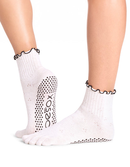 [ToeSox] Melody（全趾/帶趾）握力襪/瑜珈普拉提防滑襪圓領 24FW