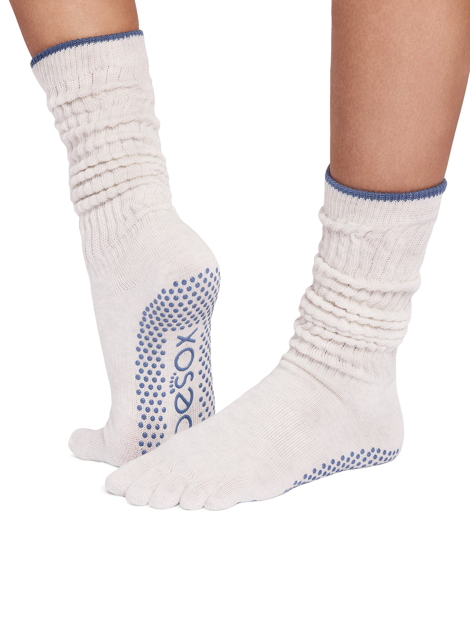 ToeSox] グリップ ソックス 5本指 スラウチ（Full-Toe／つま先あり