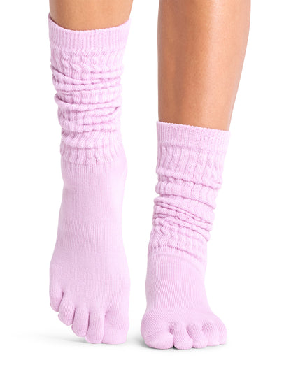 [ToeSox] Slouch Slouch（全趾/趾）抓地襪/瑜珈普拉提防滑襪圓領 24FW