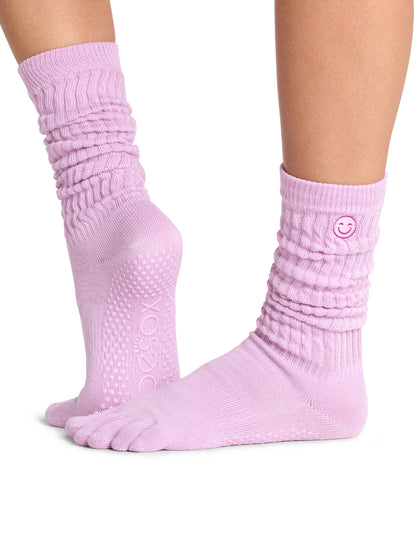 [ToeSox] Slouch Slouch（全趾/趾）抓地襪/瑜珈普拉提防滑襪圓領 24FW