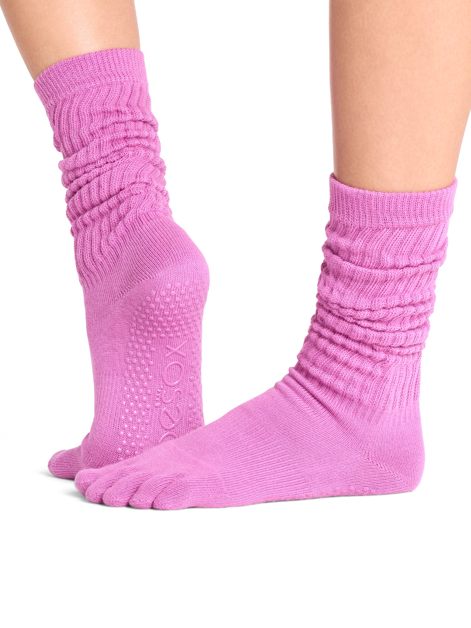 [ToeSox] Slouch Slouch（全趾/趾）抓地襪/瑜珈普拉提防滑襪圓領 24FW