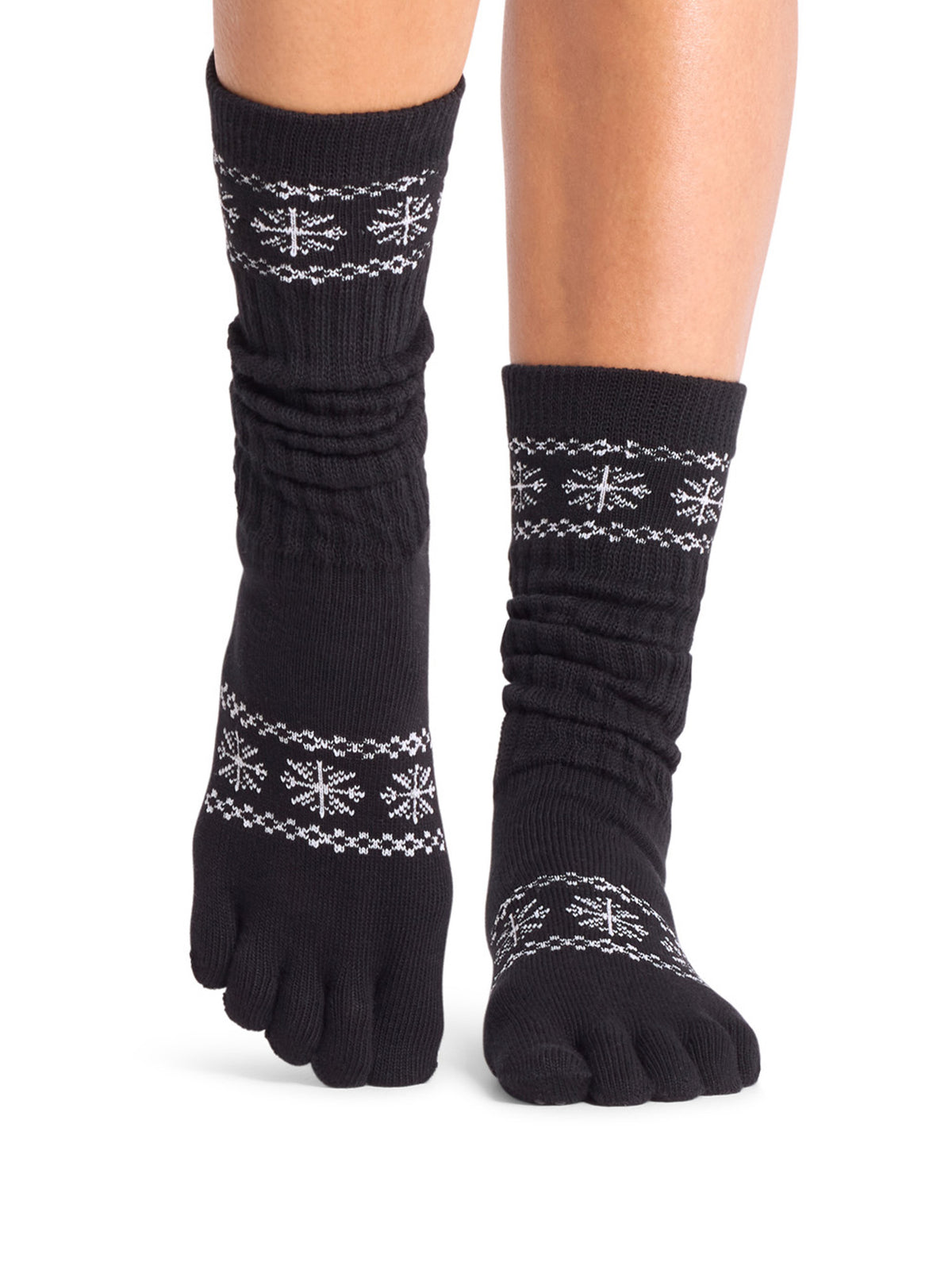 [ToeSox] Slouch (Full-Toe) Grip Socks / Yoga Pilates Non-Slip Crew Socks 26SS_D2