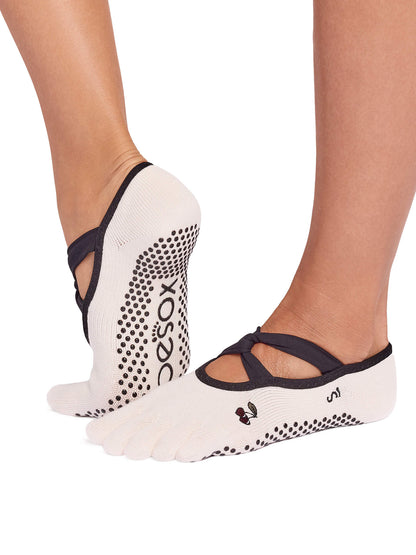 [ToeSox] Ivy アイビー（Full-Toe／つま先あり） グリップ ソックス ／ ヨガ ピラティス 滑り止め付 靴下 26SS_D1