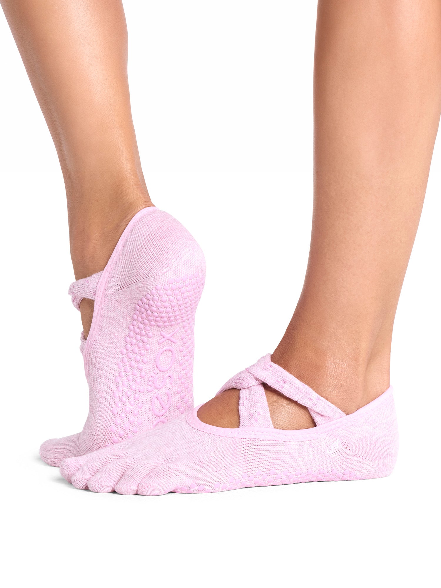 [ToeSox] Ivy アイビー（Full-Toe／つま先あり） グリップ ソックス ／ ヨガ ピラティス 滑り止め付 靴下 26FW_D1