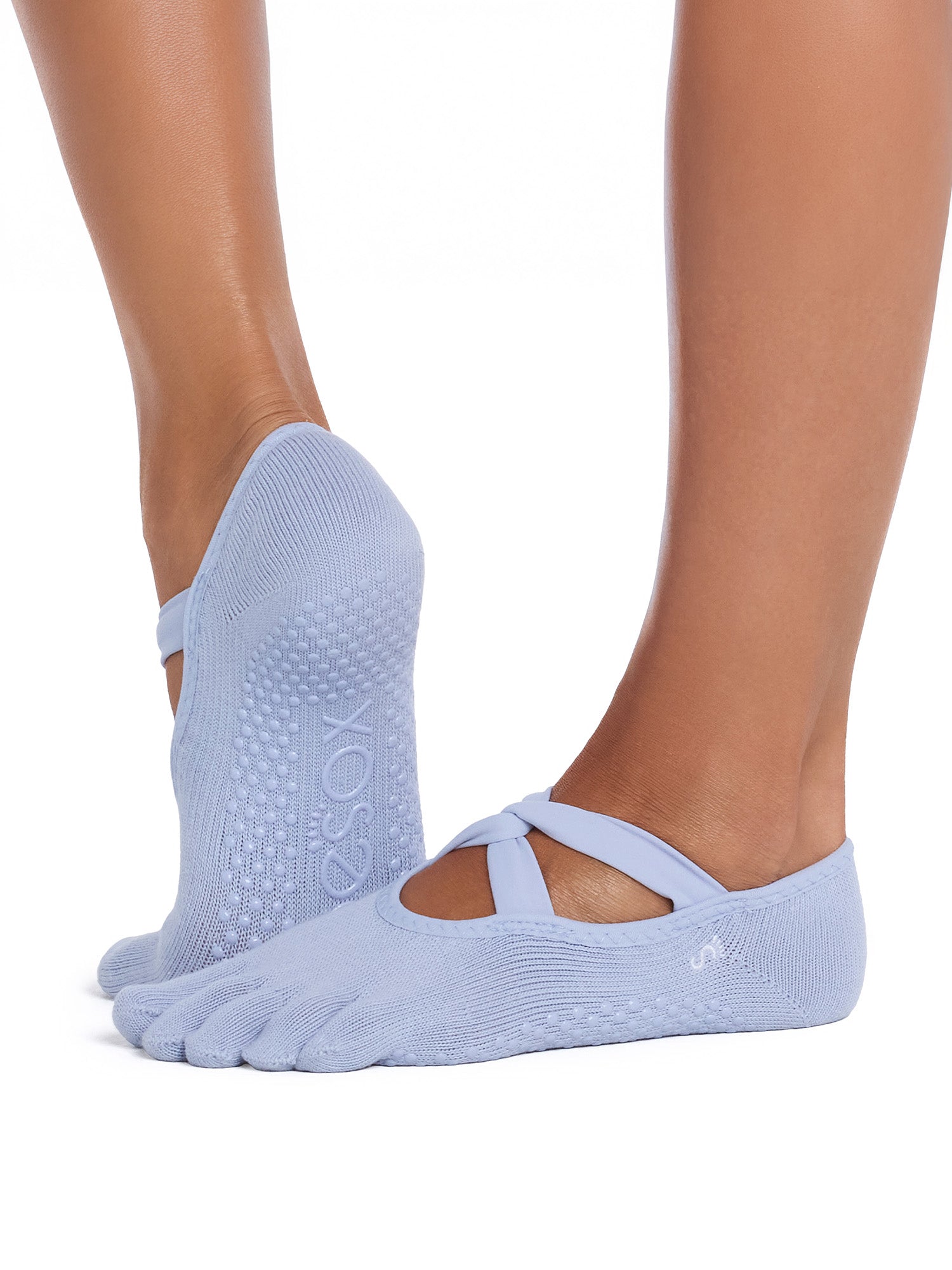 [ToeSox] Ivy アイビー（Full-Toe／つま先あり） グリップ ソックス ／ ヨガ ピラティス 滑り止め付 靴下 26FW_D1